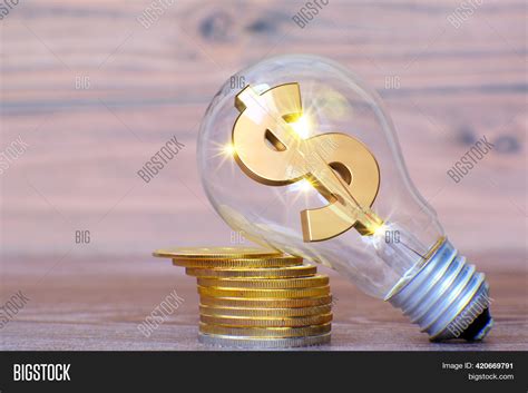 light bulb money  image photo  trial bigstock