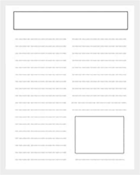 newspaper article template  students hq printable documents