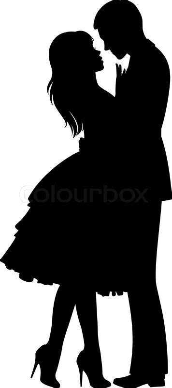 Easy Couple Silhouette Clipart Clipground