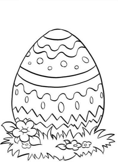 spring easter egg coloring page coloring book