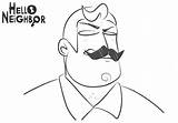 Hello Neighbor Pages Coloring Popular sketch template