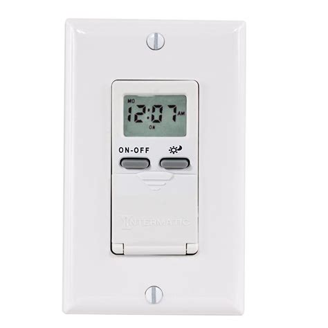 intermatic  amp  day indoor astronomic digital  wall timer white iwk  home depot