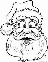Santa Coloring Printable Christmas Claus Merry Pages Natale Colorare Babbo Colouring Face Disegno Print Kids Says Children Da Di Sheet sketch template