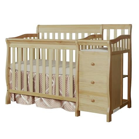 dream   jayden    mini portable convertible crib  changer natural walmartcom