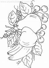 Frutas Bordar Verduras Mano Riscos Em Molde Tecnicas Patrones Dicas Colouring Fruta Diseños Bocetos Padrões Frutero Bonecas Colorear Grapes Legumes sketch template