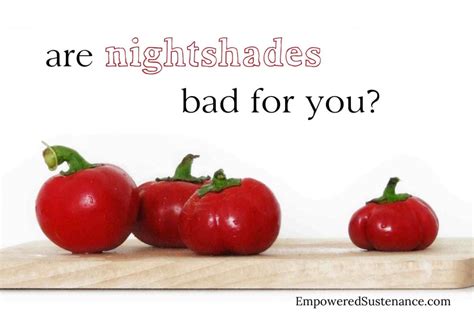 are nightshades bad for you