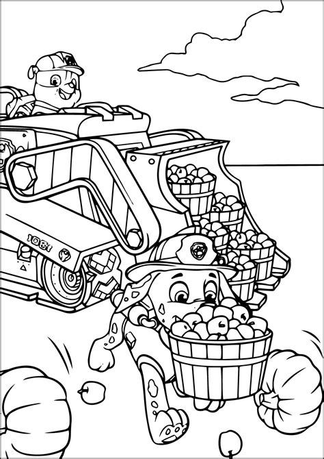 paw patrol coloring pages halloween coloring book