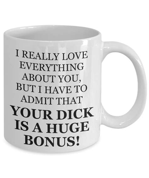 funny dick mug sexy anniversary ts for husband hubby him funny gag