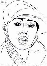Missy Elliott Step Rappers Drawingtutorials101 Elliot sketch template
