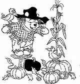 Coloring Pages Thanksgiving Pooh Winnie Kids Disney Vælg Opslagstavle Harvest sketch template