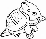 Armadillo Coloring Pages Printable Llama Caterpillar Gif Laughing Alpaca Kids Library Clipart Comments Line sketch template