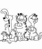 Coloring Pages Garfield Kids Adult Colouring Odie Disney Cartoon Sheets Coloringkids Printable Friends Getdrawings sketch template