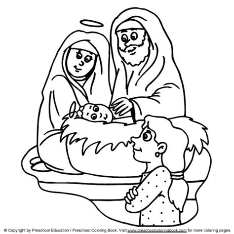 wwwpreschoolcoloringbookcom christian christmas coloring page