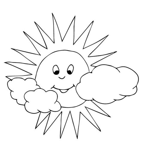 sun coloring pages  printables momjunction