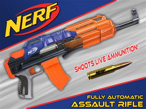 nerf unveils  automatic assault rifle
