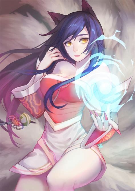 Pin By 「kou」 河野夕子 On Ahri League Of Legends League Of