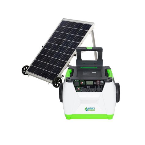 genex solutions  watt solar powered portable generator  electric start gxngau  home