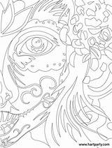 Traceable Painting Sherpa Sugar Skull Lesson Halloween sketch template
