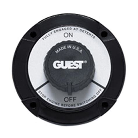 guest battery   switch black  boat electrical  sportsmans guide