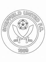 Sheffield United Fc Colouring Pages Colour Coloring Football Coloringpage Ca Clubs Check English Category sketch template