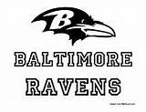 Football Coloring Ravens Baltimore Pages Colormegood Nfl Sports Teams Book sketch template