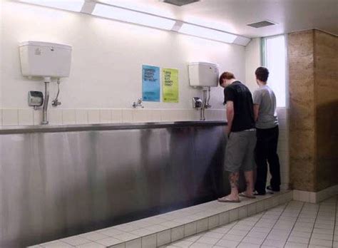 Men At A Trough Urinal Urinals Trough Urinal