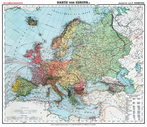 historische karte europa um  plano von handtke