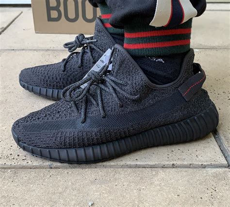 yeezy boost  black reflective  tax