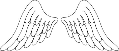 pin  peggy plankis  angel crafts angel wings clip art wings
