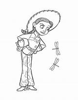 Jessie Toy Story Pages Coloring Printable Getcolorings sketch template