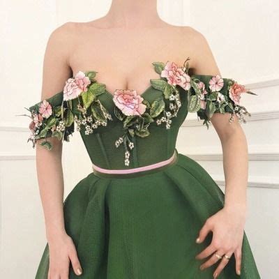 pin  chidori  aesthetic green prom dress green evening dress evening dresses