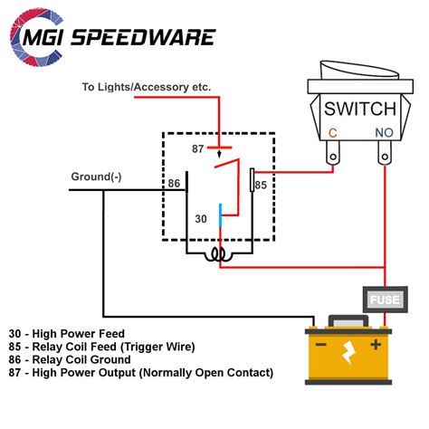 pin relay wiring diagram fuel pump