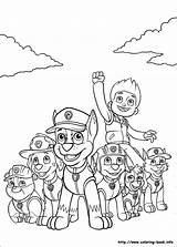 Patrol Sea Coloring Pages Paw Getcolorings Color sketch template