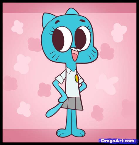 how to draw mom amazing world of gumball step by step cartoon network characters cartoons
