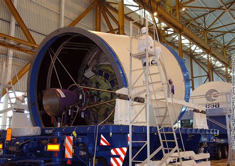 esa unpacking  cryogenic upper stage