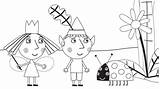 Holly Ben Kingdom Little Coloring Printable Pages Hollys A4 Kids Cartoon Categories sketch template