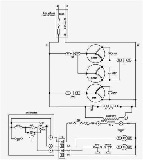 hvac schematic symbols  wiring draw  schematic