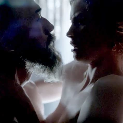 alyssa sutherland sex scene from vikings scandal planet