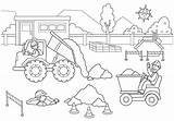 Construction Coloring Pages Worker Truck Site Activity Dump Print Workers Crane Printable Color Kids Easy Search Case Getcolorings Rocks Again sketch template