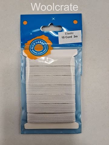 elastic card white  woolcrate