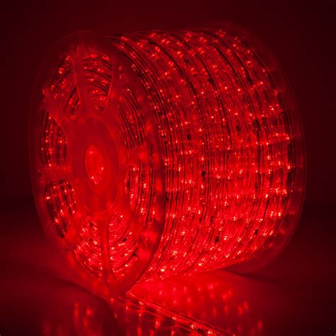 red led rope light  volt wintergreen corporation