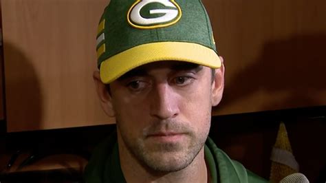 Green Bay Packers Quarterback Aaron Rodgers Addresses Media Following