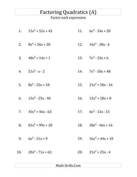 grade algebra  worksheets worksheets master