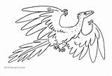 Archaeopteryx Coloring Pages Feathers Wing Row Each Had sketch template