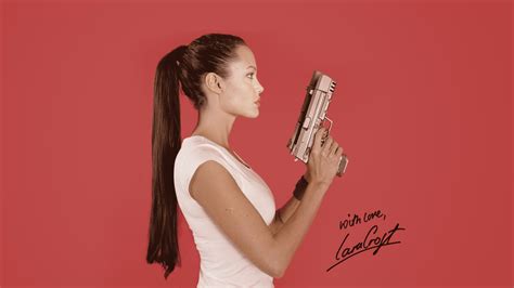Wallpaper Gun Women Long Hair Red Musical Instrument