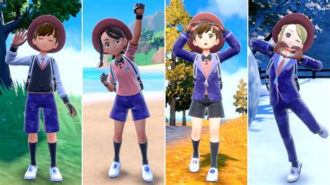 pokemon scarlet  violet   claim  dlc uniform sets  game