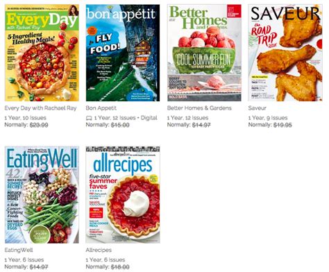 magazine subscription deals bundle save  magazine subscriptions