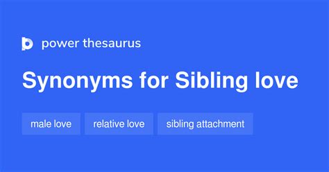 Sibling Love Synonyms 24 Words And Phrases For Sibling Love