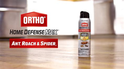 ortho home defense max ant roach spider spray youtube
