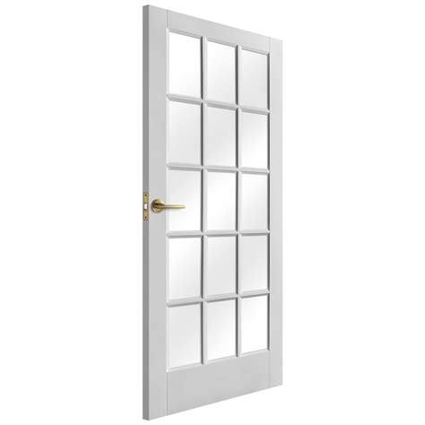 Liberty Internal White Primed Sa Glazed Door Leader Doors
